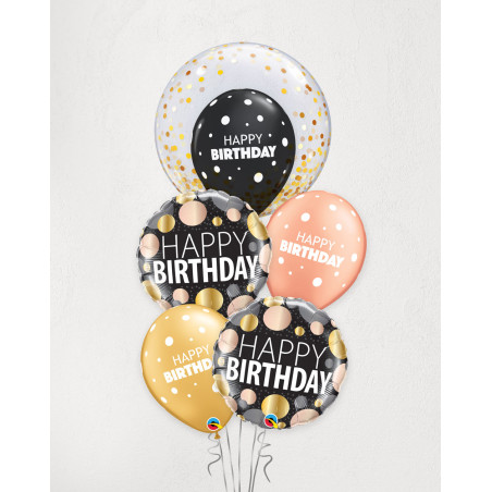 Big Balloon Bouquet Birthday wishes - Agapics