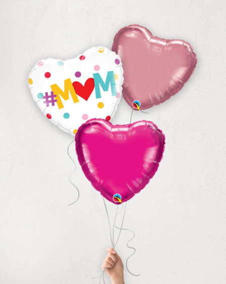 Balloon Bouquet Mom with helium in a box