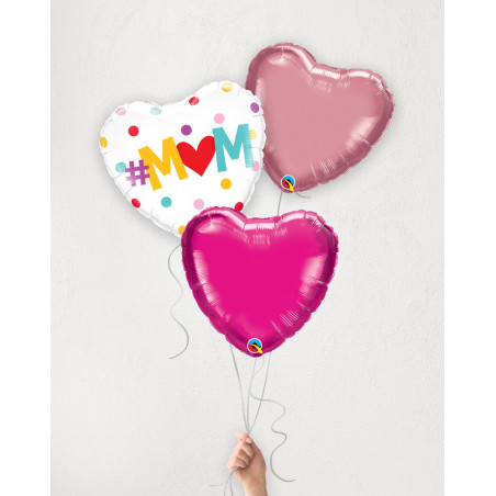 Balloon Bouquet Mom with helium in a box