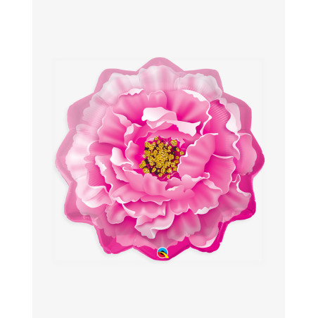 Big Foil Balloon Pink Peony - Agapics