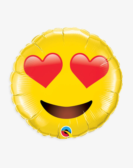 Big Foil Balloon Happy Face - Agapics