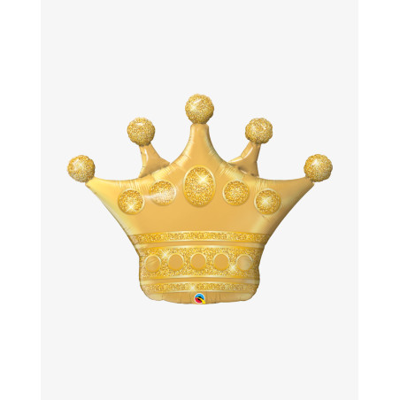 Suur Foil Õhupall Kuldne kroon 104cm