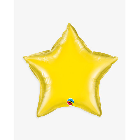 Foil Balloon Yellow star - Agapics