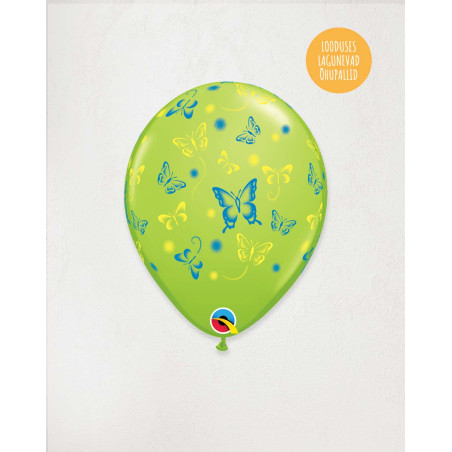 Latex Balloon butterflies green