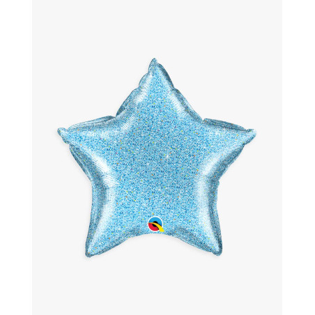 Foil Balloon Blue Shine star - Agapics