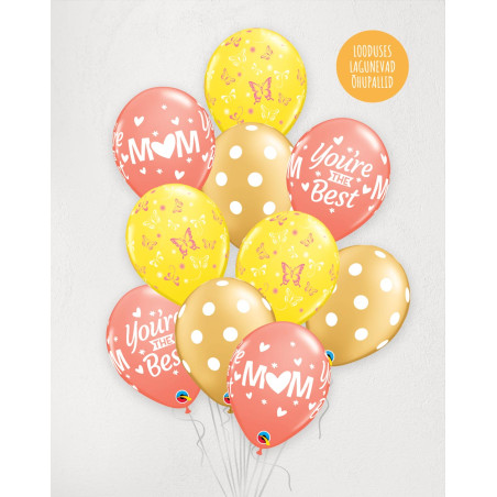L Balloon Bouquet MOM with helium