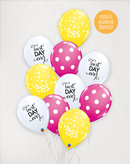 L Balloon Bouquet Sunny best day