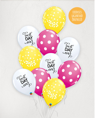 L Balloon Bouquet Sunny best day