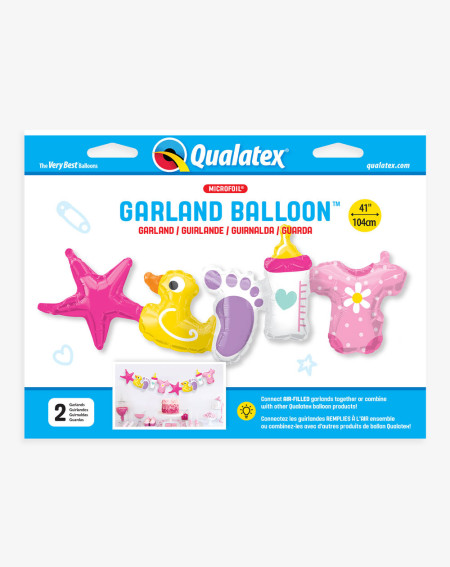 Balloon Garland Baby Girl