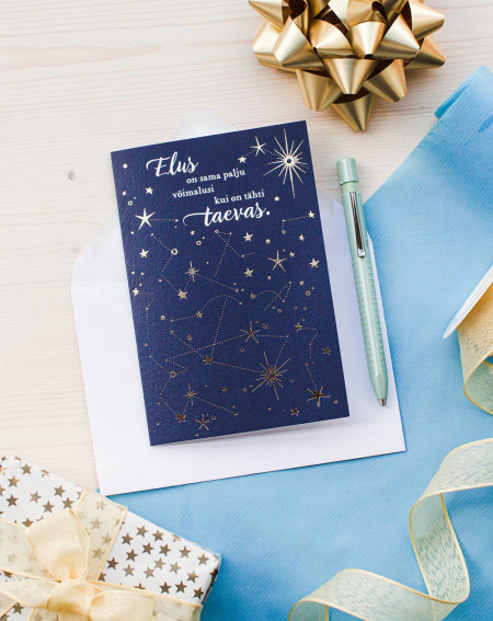 Hallmark Card The stars of the sky