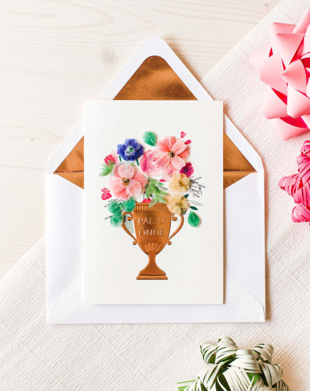 Card Flower Cup