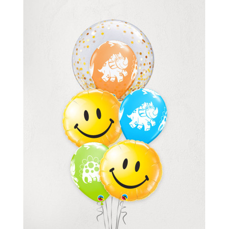 Big Balloons gift for kids Smile and Animals