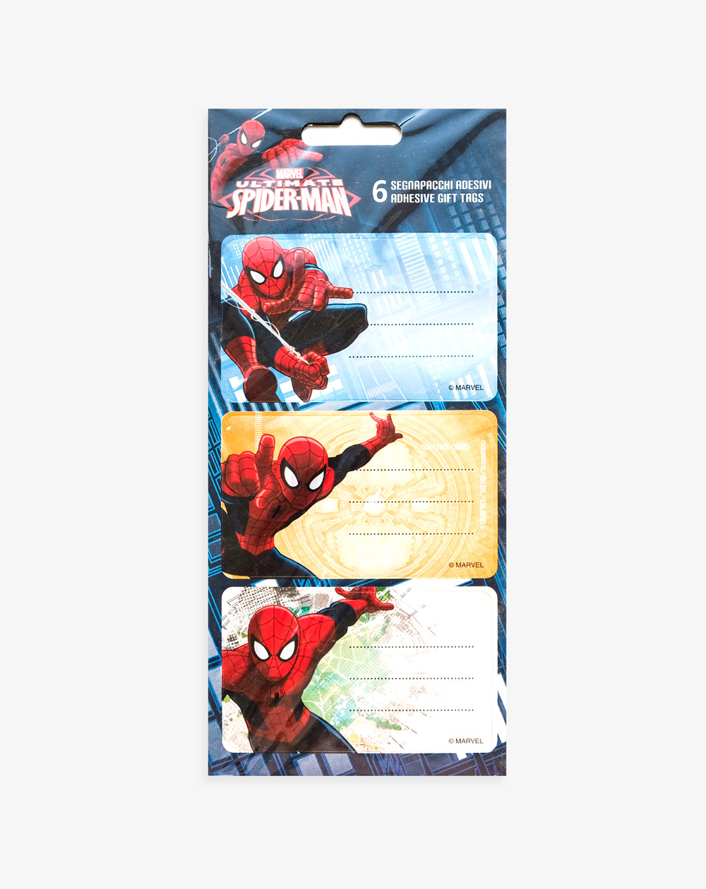 Labels 6Pc Spider-Man