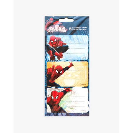 Labels 6Pc Spider-Man