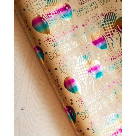 Wrapping paper Happy Birthday