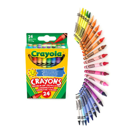 Crayola Rasvakriidid 24tk