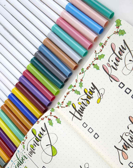 Washable Markers pastel colours 12pc - Crayola art supplies - Agapics