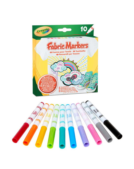 Crayola Fabric Markers 10pc