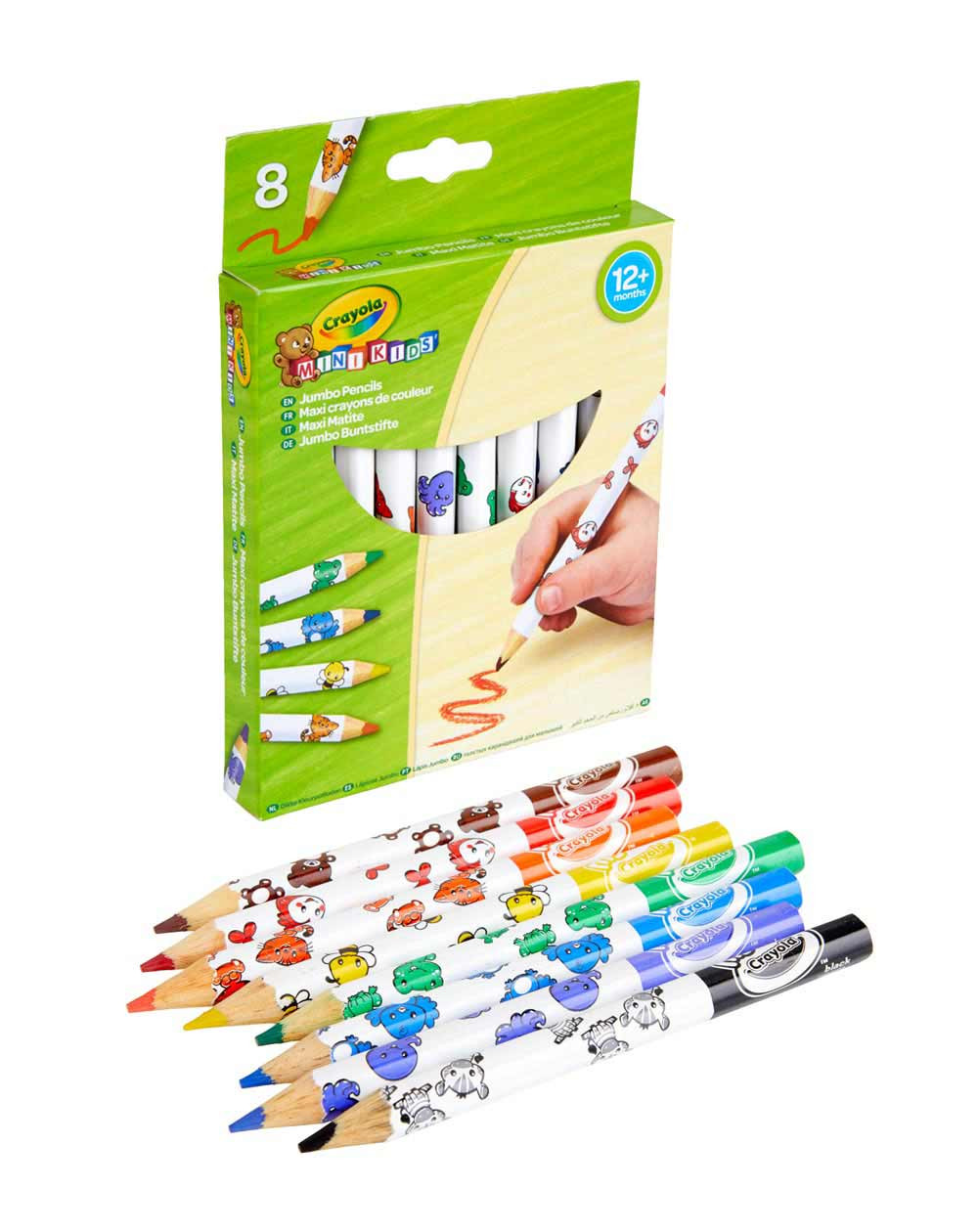 Crayola Mini Kids Jumbo pliiatsid 8tk