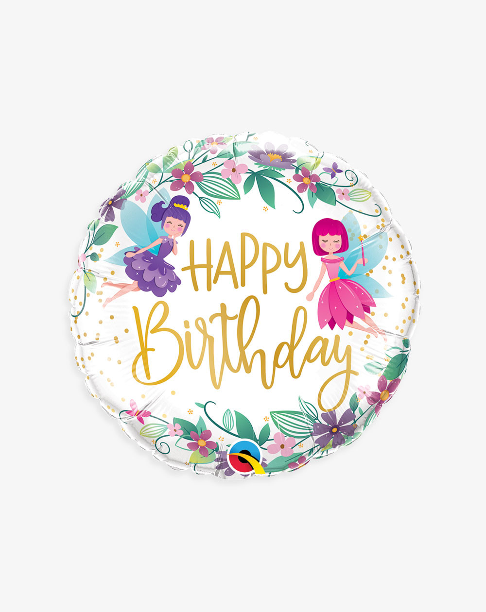 Foil Balloon Fairy birthday - Girls birthday - Agapics