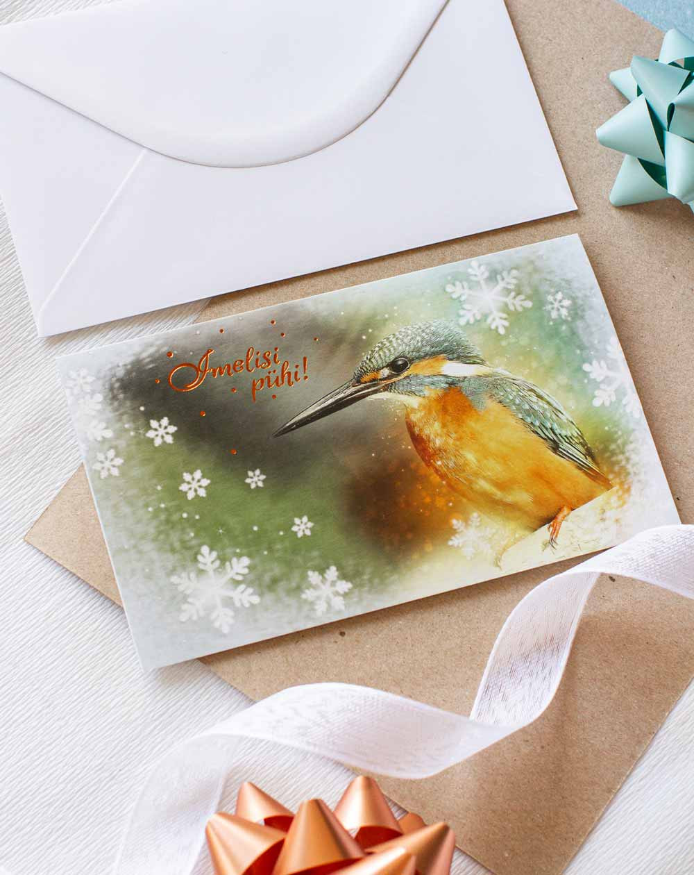 Christmas Card Alcedo - Agapics