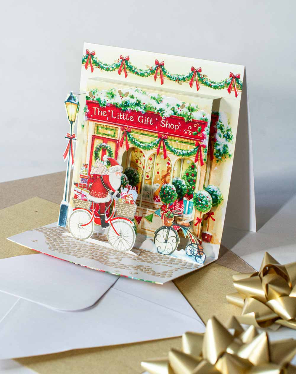 Big 3D Christmas Card Gift Shop - Agapics