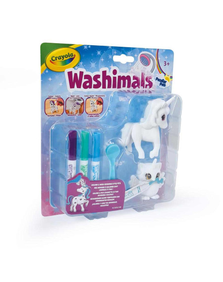 Washimals Playset Owl and Unicorn - Crayola art supplies - Agapics