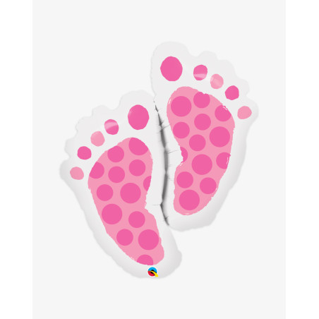 Big Foil Balloon Baby feet - Agapics