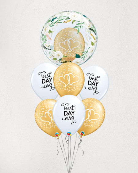 Big Balloon Bouquet Best Day! - Agapics