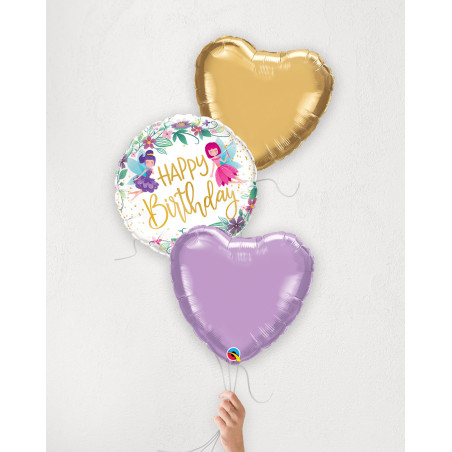 Balloon Bouquet Fairies and hearts - Agapics