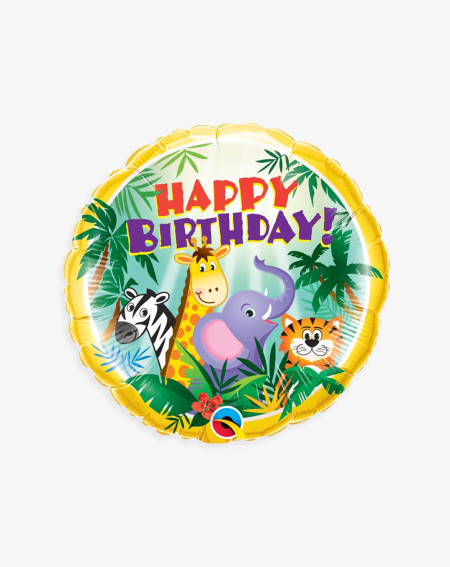 Foil Balloon Birthday Animals - Agapics