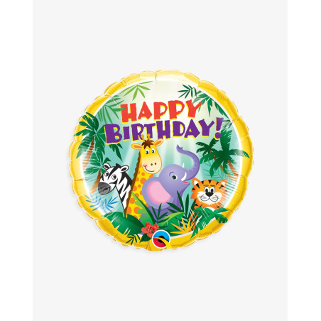 Foil Balloon Birthday Animals - Agapics