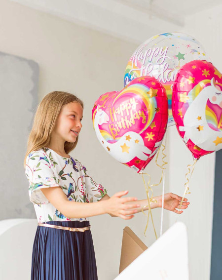 Helium Balloons Baby pink gift - Agapics