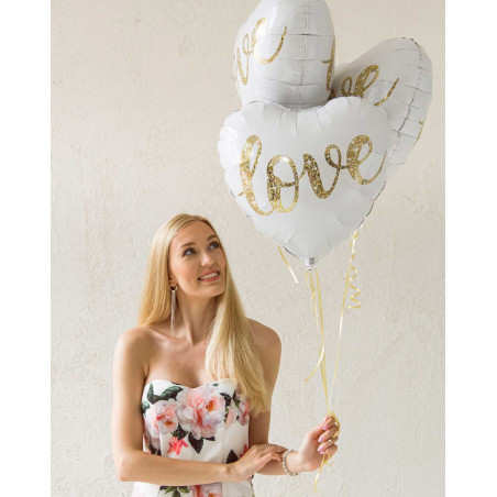 Balloon Bouquet Love with Hearts