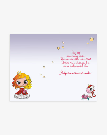 Card Little Princess - Agapics