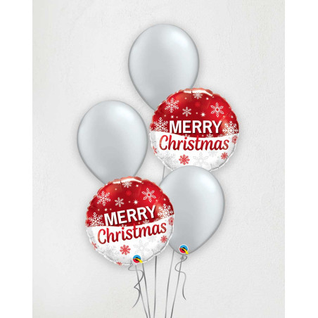 Big Balloon Bouquet Merry Christmas - Helium balloons - Agapics