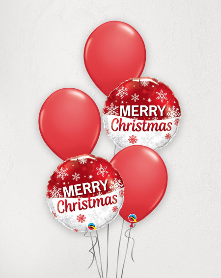 Big Balloon Bouquet Merry Christmas - Helium balloons - Agapics