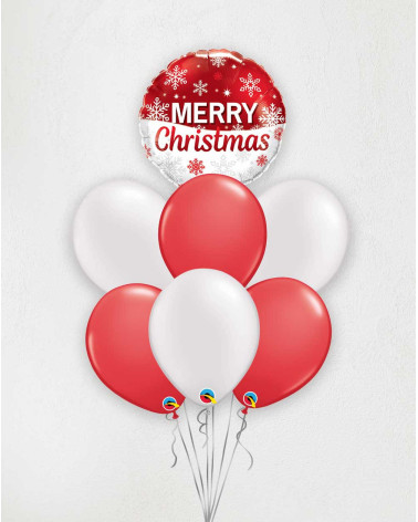 Big Balloon Bouquet Merry Christmas - Helium balloons - Agapics