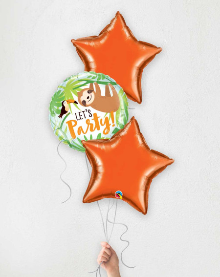 Helium Balloons Sloth - Balloons for boys birthday - Agapics