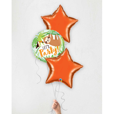 Helium Balloons Sloth - Balloons for boys birthday - Agapics