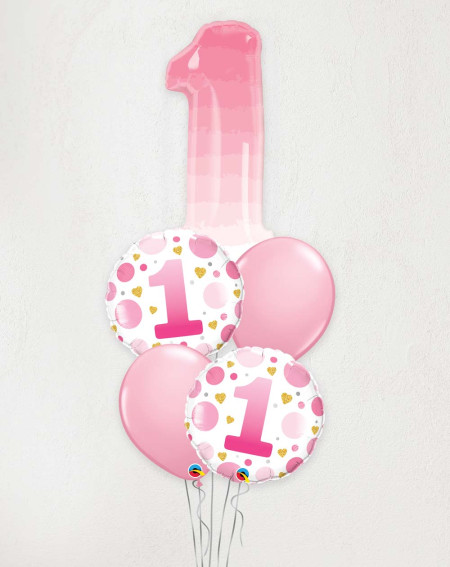 Big Balloon Bouquet Nr 1 - Birthday balloons for baby - Agapics