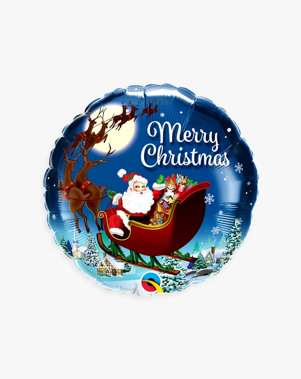 Foil Balloon Santa - Christmas party decorations - Agapics