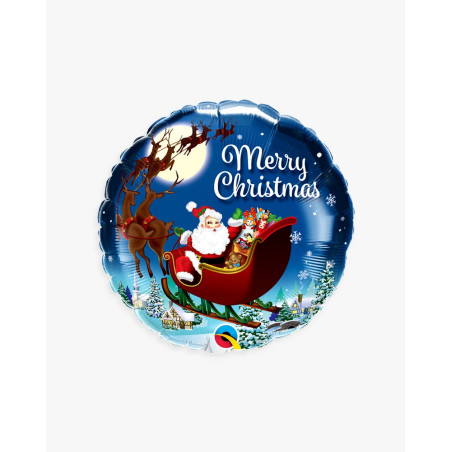 Foil Balloon Santa - Christmas party decorations - Agapics