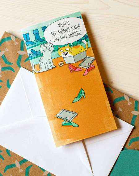 Pocket Card Cats - Greeting cards - Agapics