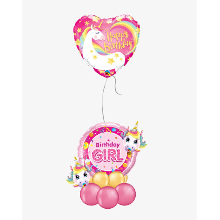 Balloons Birthday Unicorns - Helium balloons - Agapics