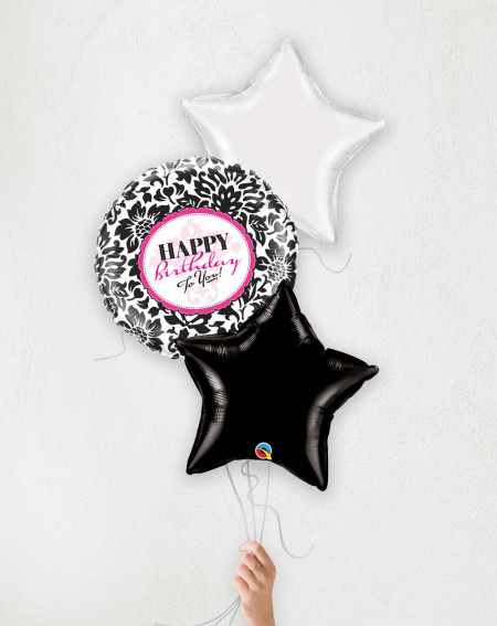 Balloon Bouquet Happy Birthday - Helium balloons - Agapics