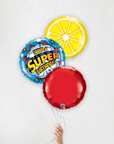 Balloon Bouquet Super Birthday - Helium balloons - Agapics