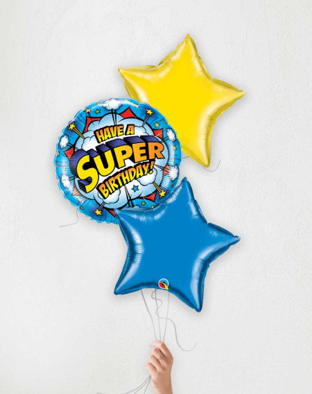 Balloon Bouquet Super Birthday - Helium balloons - Agapics