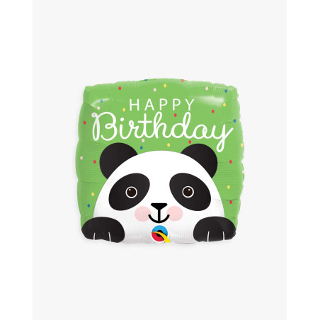 Foil Balloon Birthday Panda - Agapics