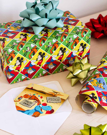 Wrapping paper Disney characters - Agapics